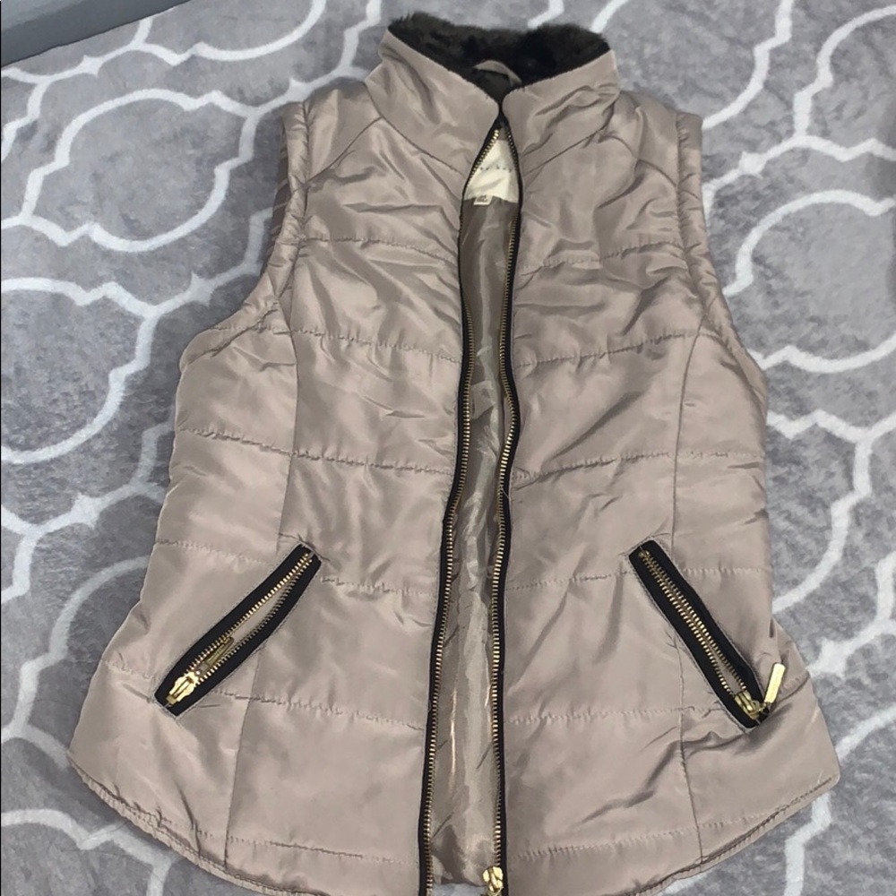 Girls brown vest
